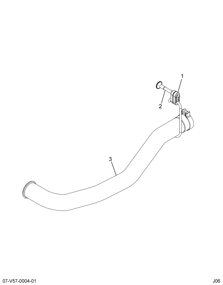 ..PIPE TAIL CAT HANGER ASSY (Intl. 3807976C91)