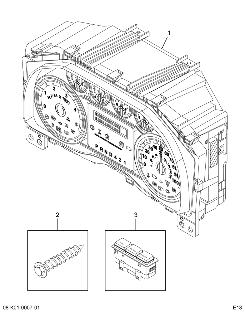 ..IP , ENGLISH PRND CLUSTER (Intl. 3856660F99)