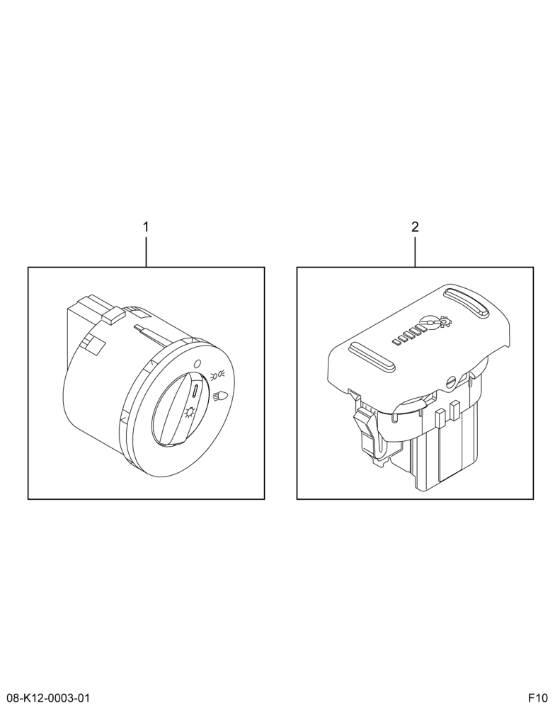 ..IP, HEADLAMP SWITCH (Intl. 3858262F91)