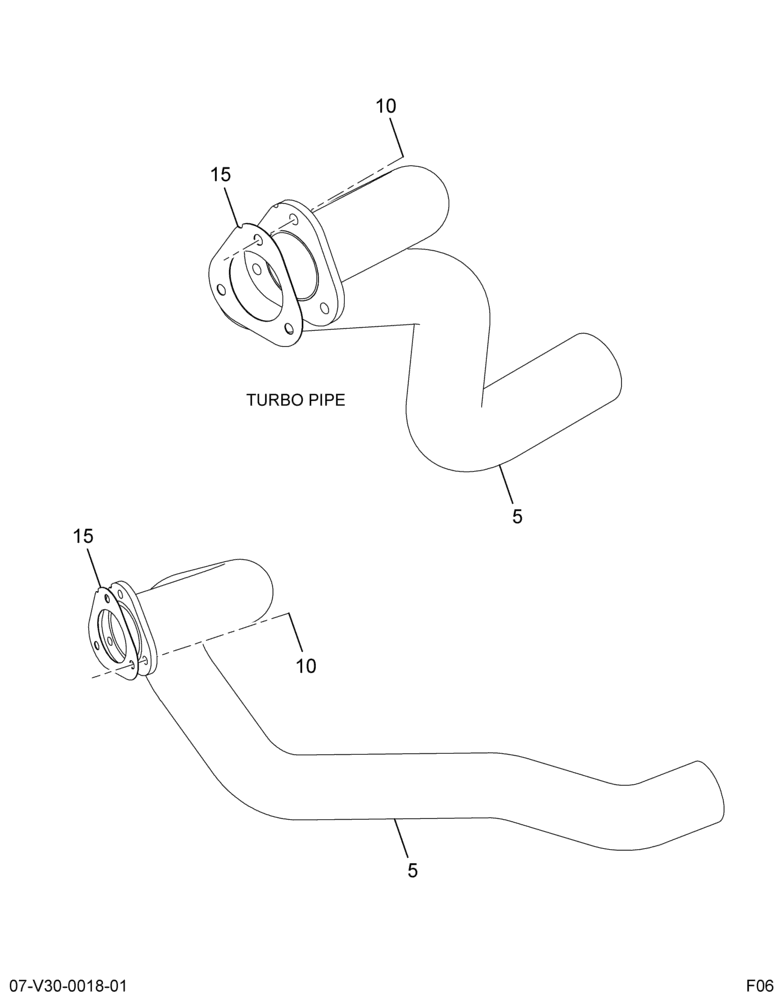 TURBO PIPE INSTL; EMISSION