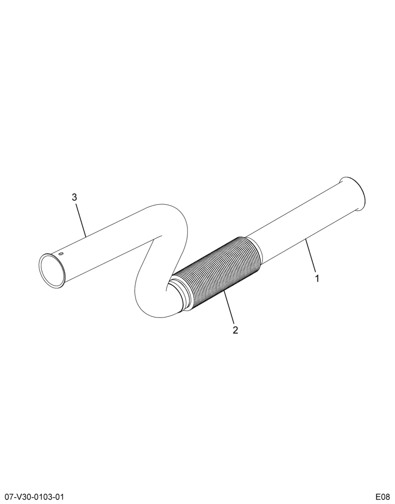 ..PIPE,TURBO, (8C4Z-6N646-AA)