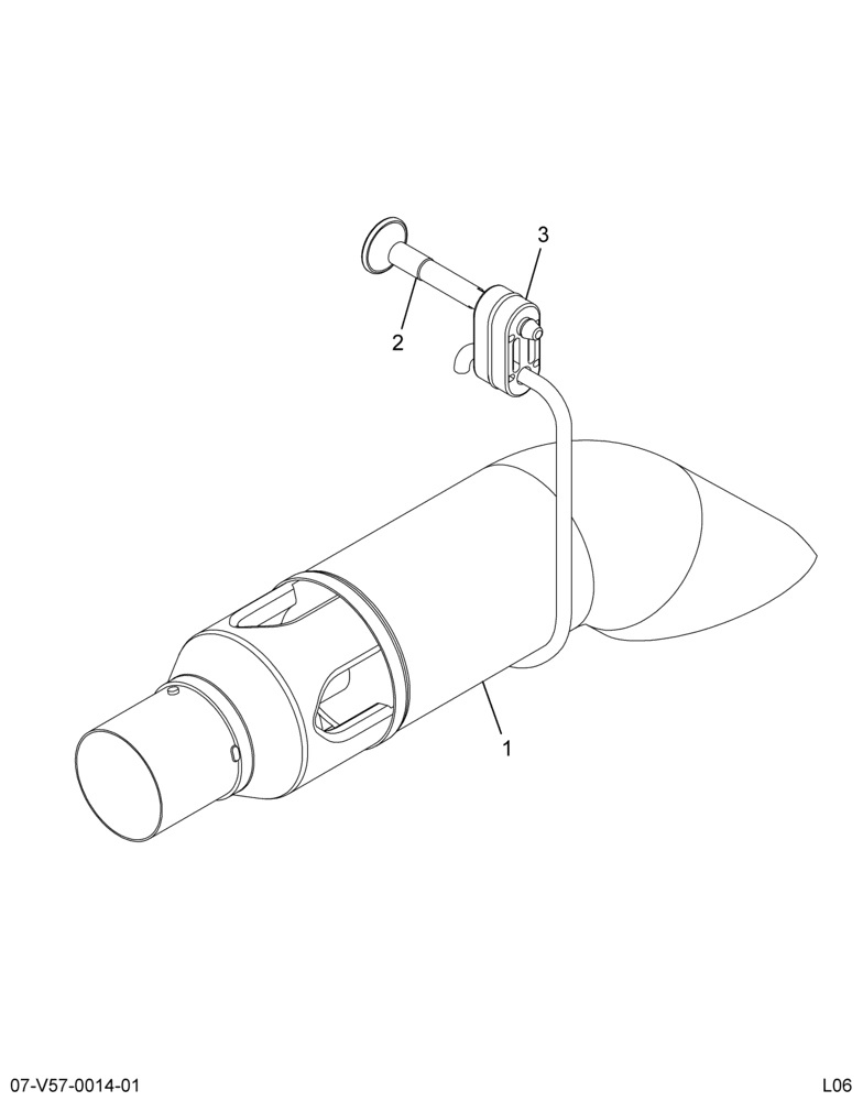 ..PIPE,EXHAUST, (Intl. 3811039C91)