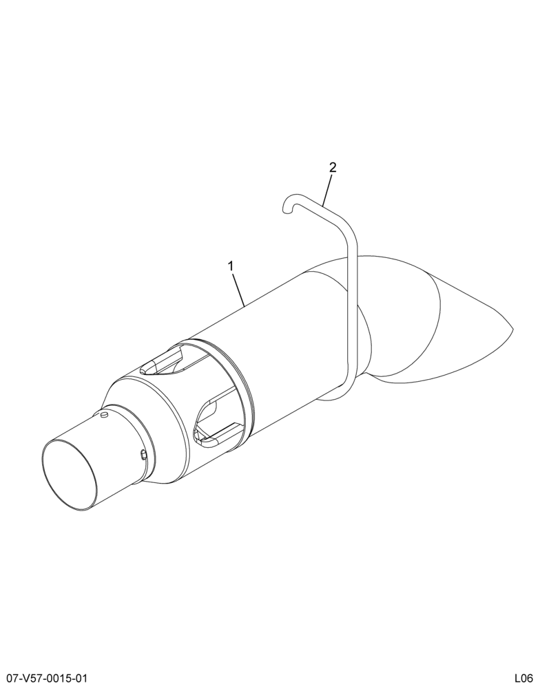 ....PIPE EXHAUST (8C4Z-5202-CA)