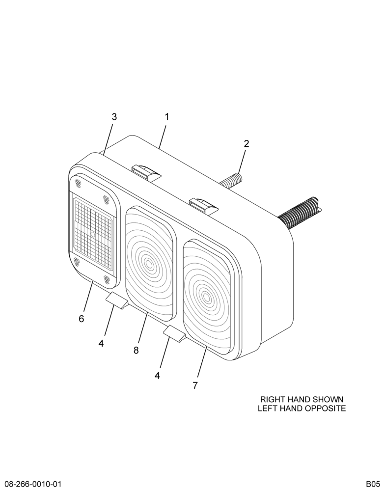 ..LIGHT RH STOP TAIL/TURN BACKUP (6E7Z-13404-AA)