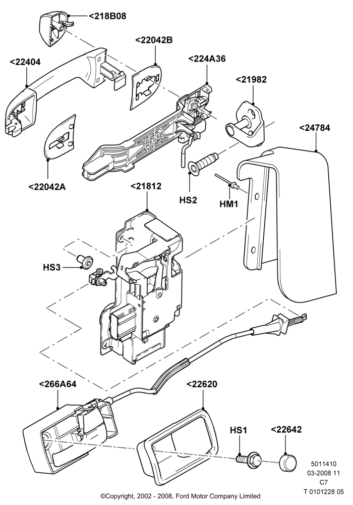 10 - Front Door Lock Controls; 20/MAY/2002