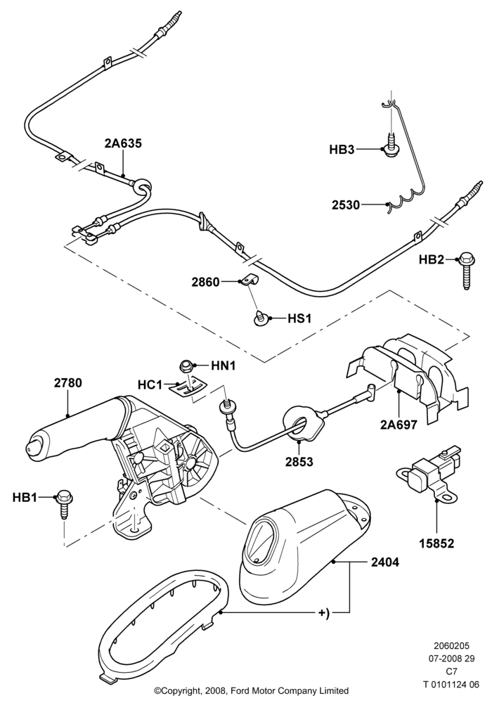 05 - Parking Brake; 20/MAY/2002