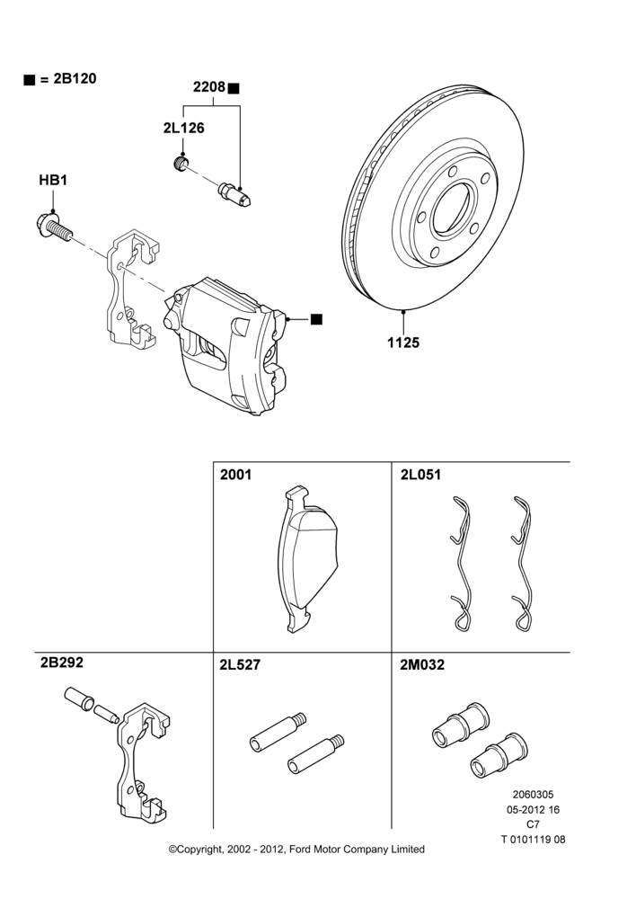 05 - Front Brake Discs and Calipers; 20/MAY/2002
