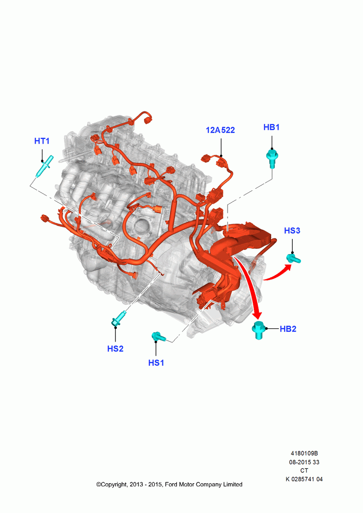 09B - Wiring - Engine And Transmission, 1.6L TIVCT PFI Sigma; 29/APR/2013-01/AUG/2019