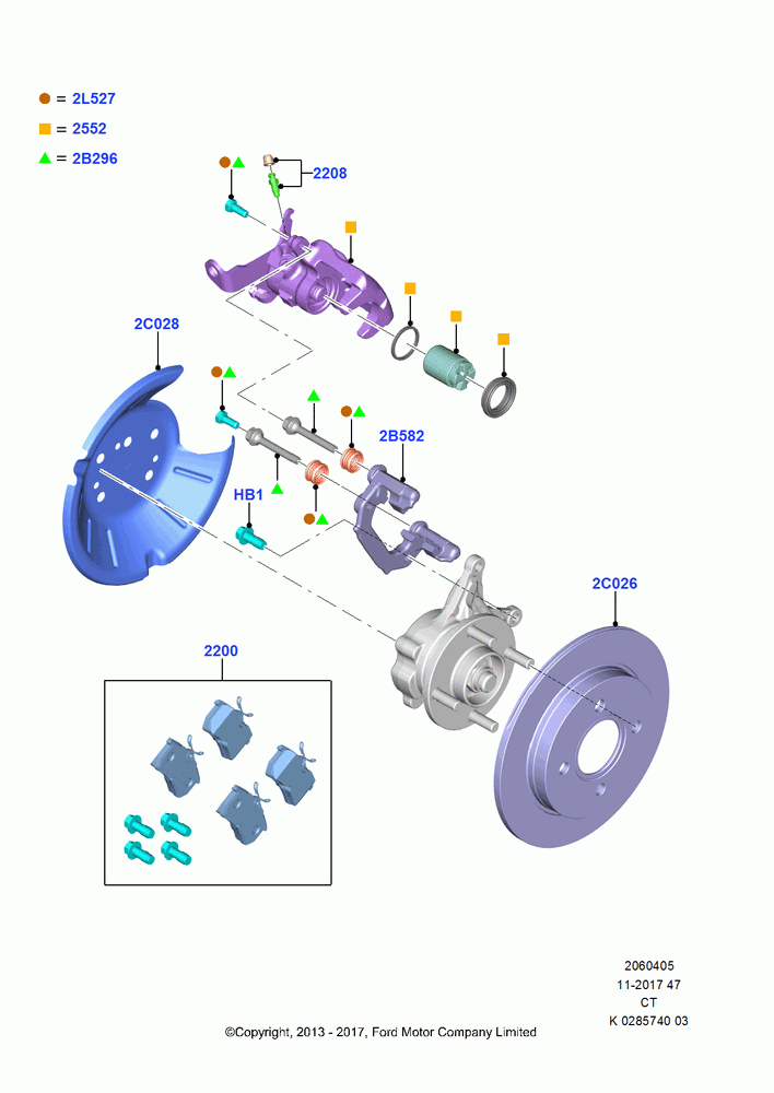 05 - Rear Brake Discs and Calipers, With 4 Wheel Disc-Brake; 24/JUN/2013-01/AUG/2019