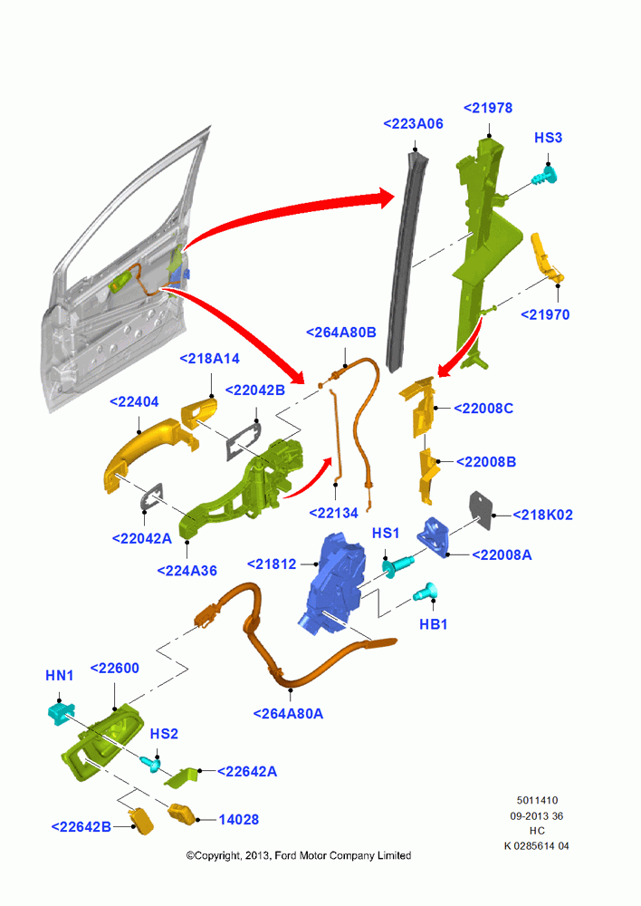 10 - Front Door Lock Controls; 30/SEP/2013
