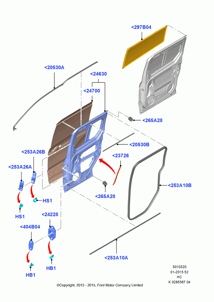 20 - Sliding Side Load Door, With Dual Side Load Doors, With Kerbside Side Load Doors; 30/SEP/2013