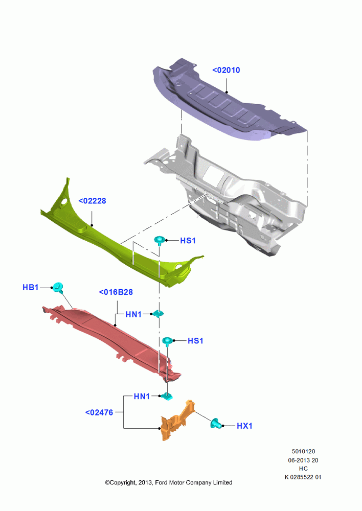 20 - Cowl/Panel and Related Parts; 30/SEP/2013