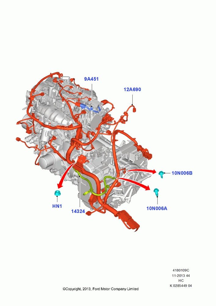 09C - Wiring - Engine And Transmission, All 1.6 Ecoboost; 04/NOV/2013