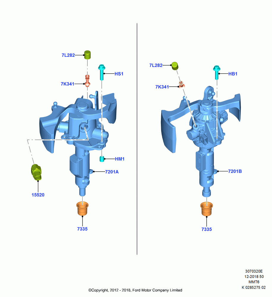 20E - Manual Transaxle Gearshift, 6 Speed Manual TR/AX - MMT6, 6-Speed Manual Transaxle - MMT6; 30/SEP/2013