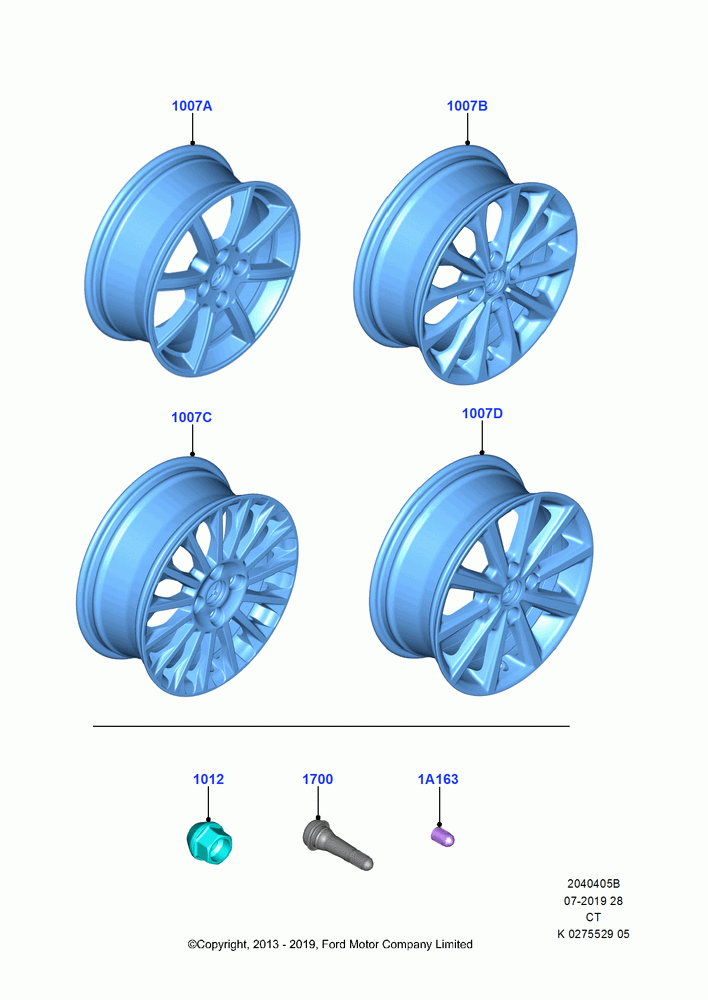Wheels, All 16" Alloy Wheels