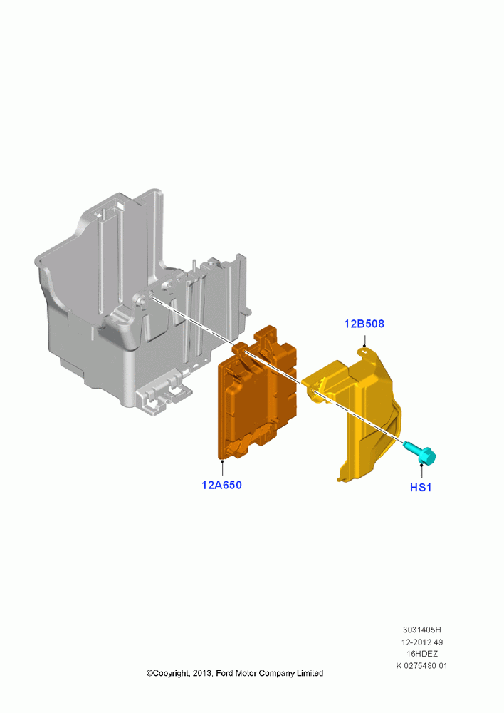 05H - Engine Modules and Sensors, 1.6L TIVCT PFI Sigma; 29/APR/2013-01/AUG/2019