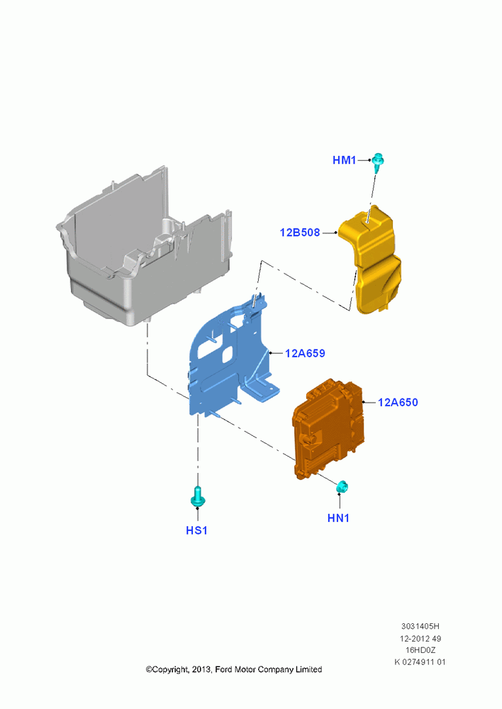 05E - Engine Modules and Sensors, 1.6L EcoBoost SCTi 160/182PS-Sigma; 24/JUN/2013-01/AUG/2019