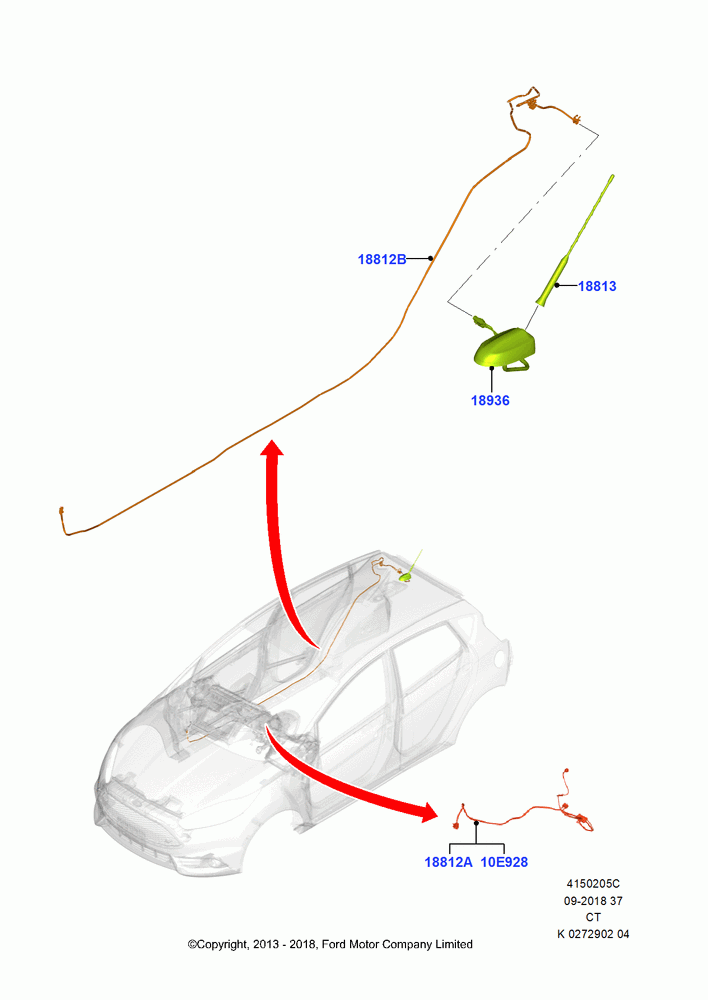 05C - Antenna, Sync II, Sync II With Navigation, Sync III, Sync III With Navigation; 29/APR/2013-01/AUG/2019