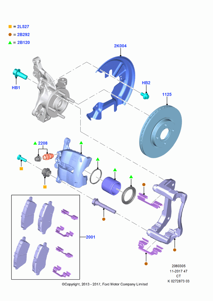 05 - Front Brake Discs and Calipers; 29/APR/2013-01/AUG/2019