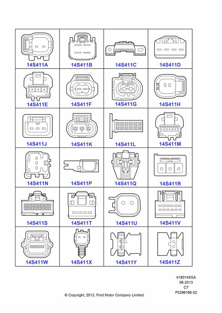 45GA - Pigtail Wiring Kits, Miscellaneous, Page A; 29/APR/2013-01/AUG/2019