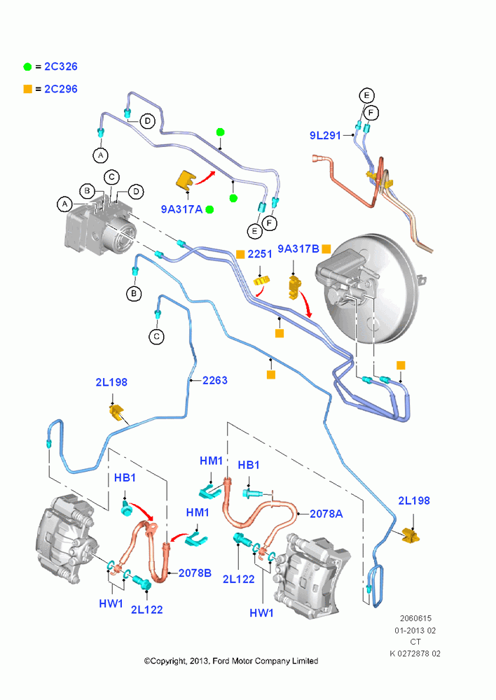 15 - FRONT BRAKE LINES; 29/APR/2013-01/AUG/2019