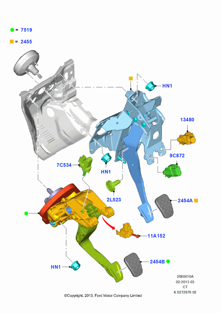 10A - Brake and Clutch Controls, B5/IB5; 29/APR/2013-01/AUG/2019