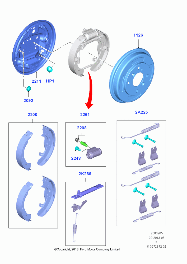 05 - Rear Drum Brakes, With Front Disc-Brake/Rr Drum Brake; 29/APR/2013-01/AUG/2019