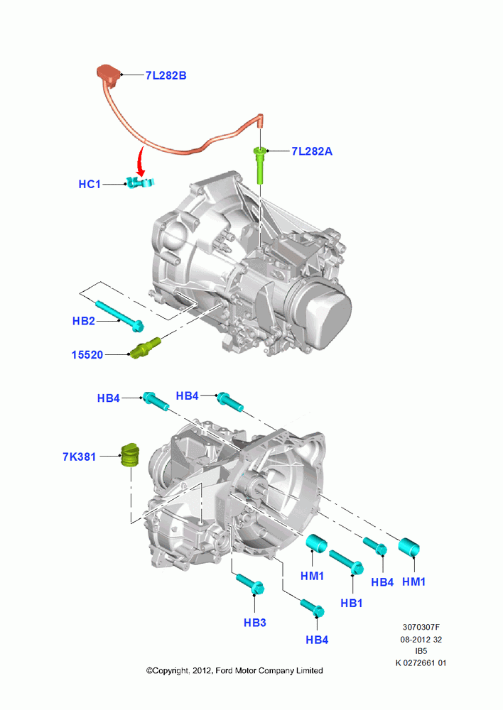 07F - Manual Transmission External Cmpnts, B5/IB5; 29/APR/2013-01/AUG/2019