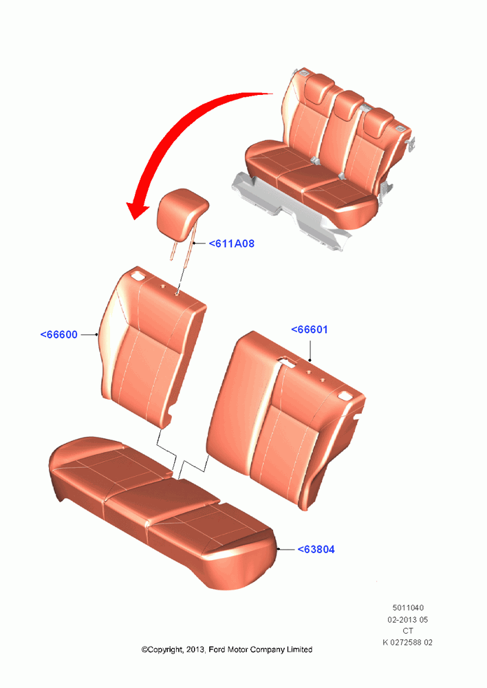 40 - Rear Seat Covers; 29/APR/2013-01/AUG/2019