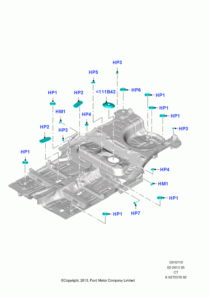 10 - Plugs - Floor Pan; 29/APR/2013-01/AUG/2019