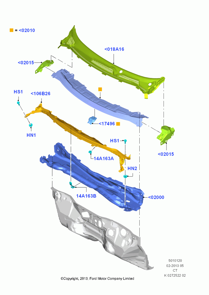20 - Cowl/Panel and Related Parts; 29/APR/2013-01/AUG/2019