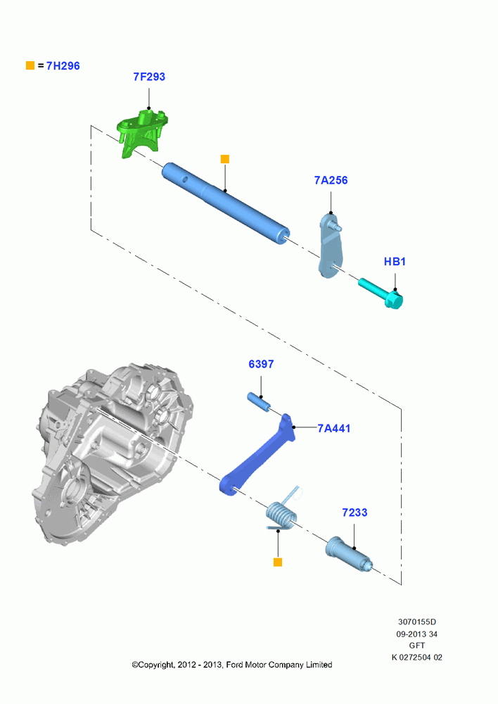 Transmission Control Mechanisms, 6 Speed Auto Trans GFT DPS6