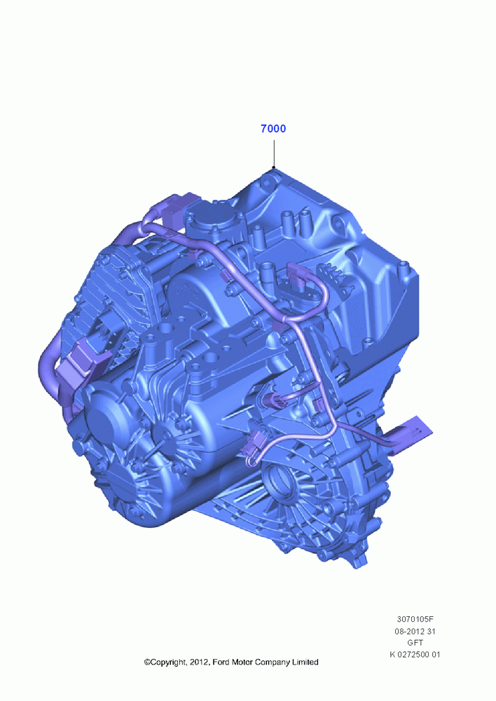 Transmission & Speedometer Drive, 6 Speed Auto Trans GFT DPS6