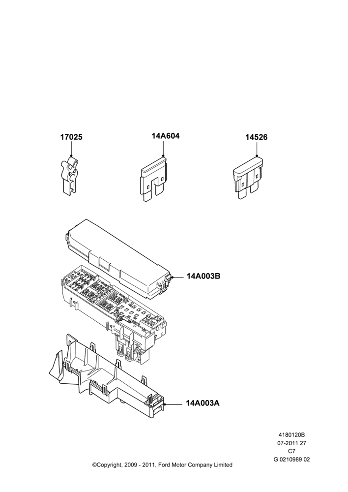 20B - Fuses, Holders and Circuit Breakers, (+)"CDN/PR/USA"; 01/APR/2009