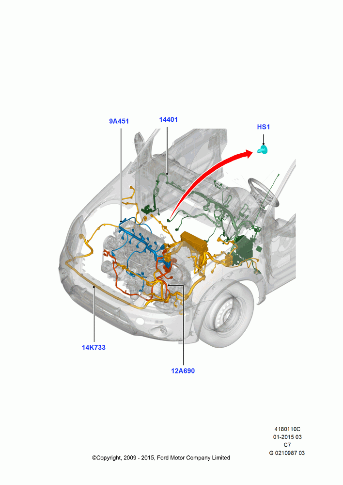 10C - Electrical Wiring - Engine and Dash, (+)"CDN/PR/USA"; 01/APR/2009