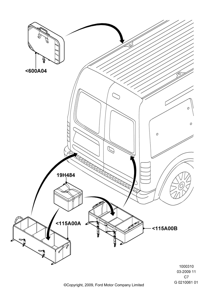 10 - ACCESSORY STOWAGE KITS; 31/JUL/2006