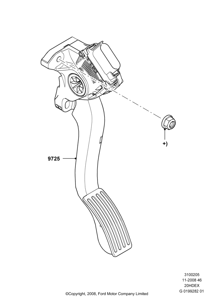05 - Accelerator/Injection Pump Controls, 2.0L Duratec HE (137PS); 01/APR/2009