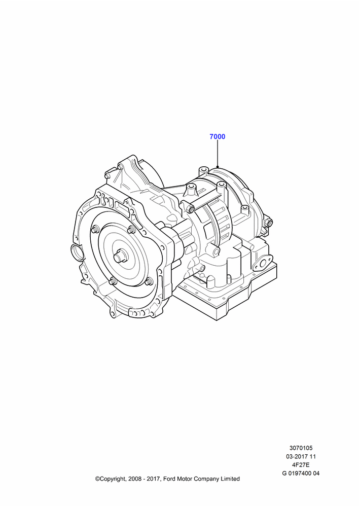 05 - Auto Trans Assy & Speedometer Drive, 4-Speed Automatic Transaxle - 4F27E; 01/APR/2009