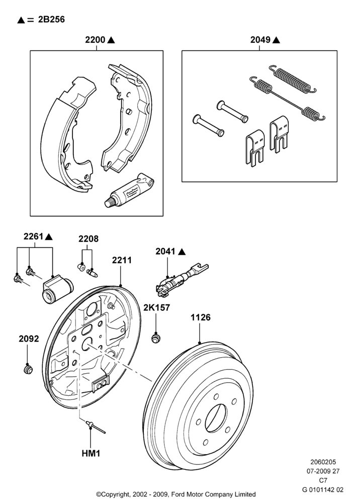 05 - Rear Drum Brakes; 20/MAY/2002