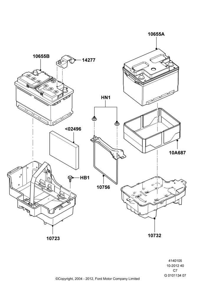 05 - Battery and Mountings; 20/MAY/2002