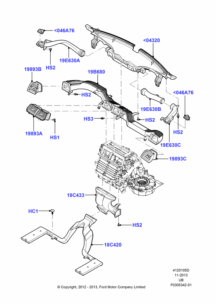 05D - Air Vents, Louvres and Ducts, Sport; 04/SEP/2012-03/MAR/2019