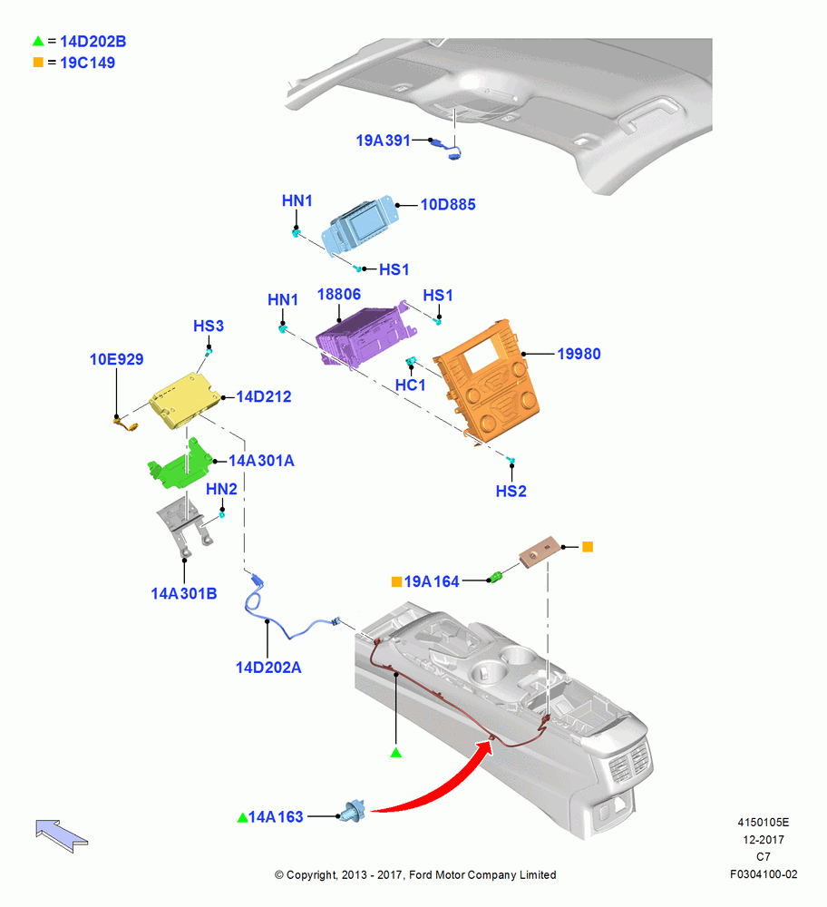 05E - Audio Equipment - Original Fit, 1.5L GTDI I4, Human Machine Interface 2; 08/JUL/2013