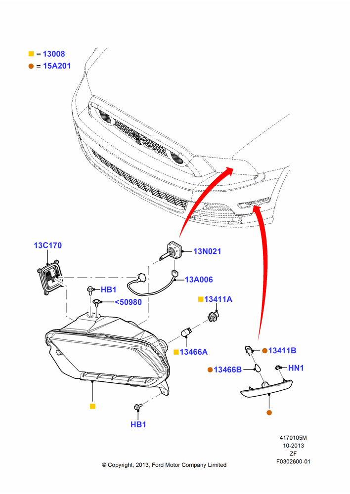 Headlamps and Front Flasher Lamps