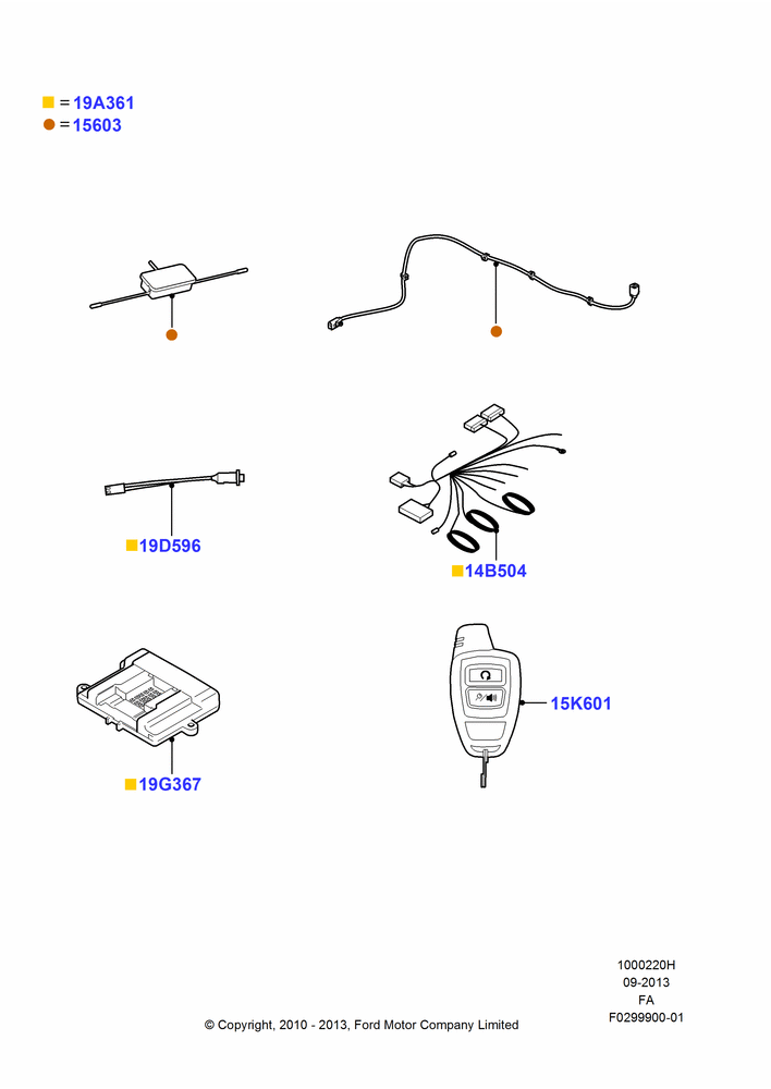 20H - Remote Starting Kit, Accessory, Scalable, Bi-Directional Remote Start; 22/FEB/2010-05/JUL/2016