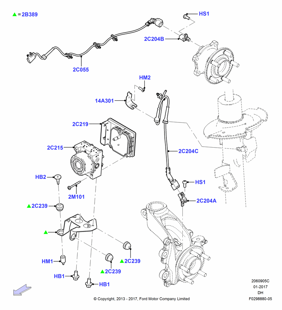 05C - Anti-Lock Braking System, BEV Version; 08/JUL/2013-04/MAY/2018