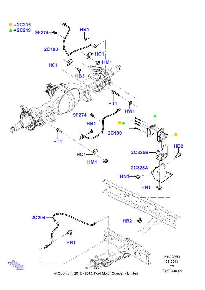 Anti-Lock Braking System, 20,500 LB. GVW, 22000 LB. GVW