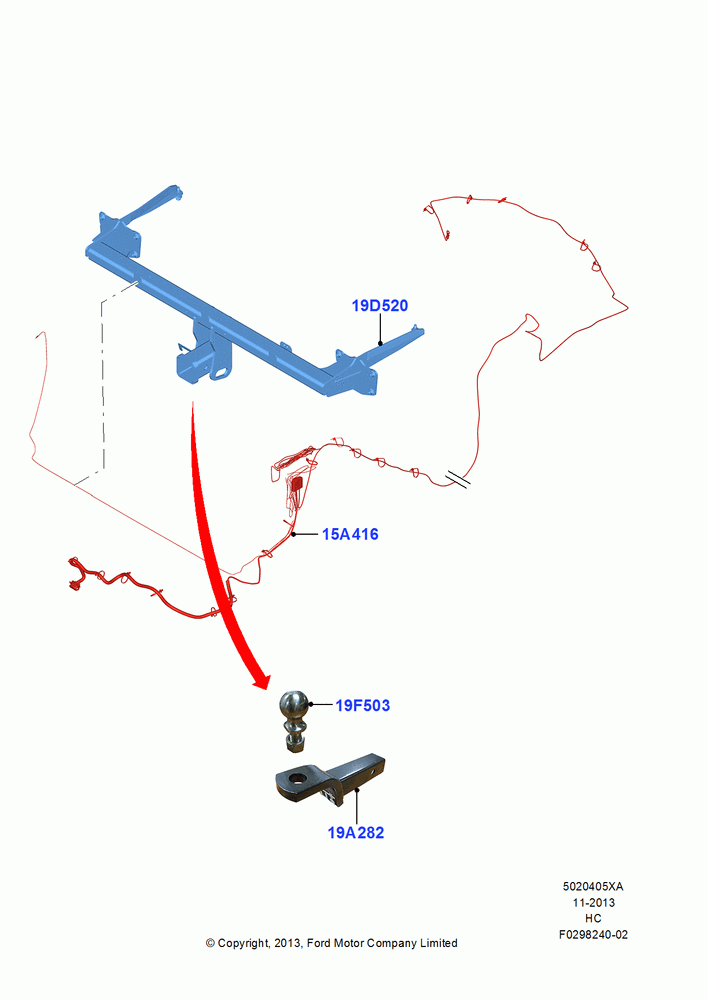 05XA - Tow Bar, Accessory; 30/SEP/2013
