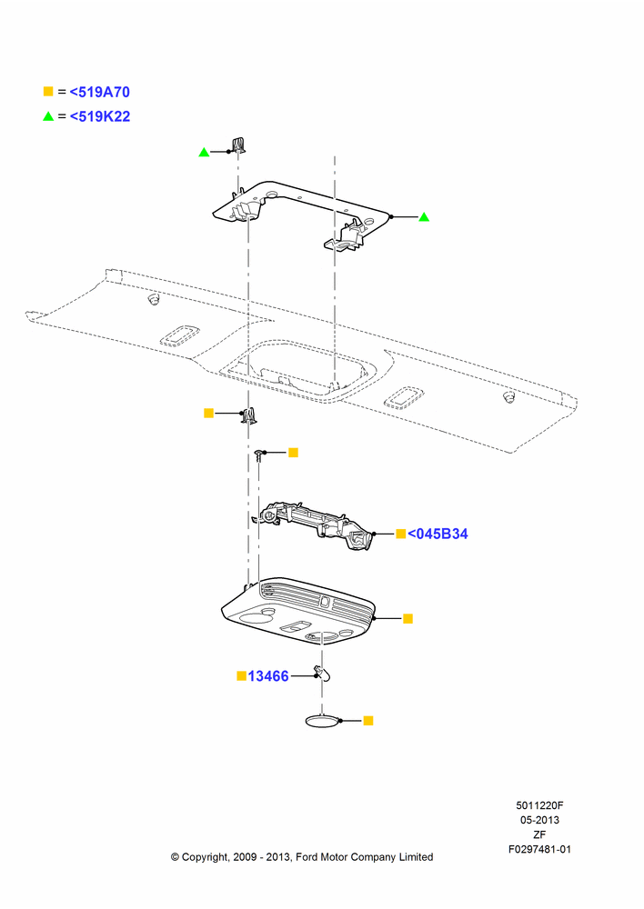 20F - Console - Overhead, Convertible, Perimeter Alarm W/Intruder/Sensor; 26/FEB/2009-27/JUN/2014
