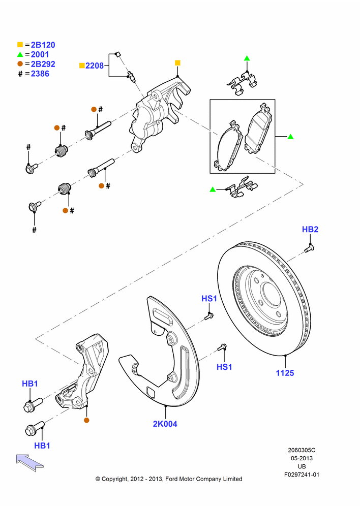 Front Brake Discs and Calipers, Standard Duty Fr/Rr Calp And Pads