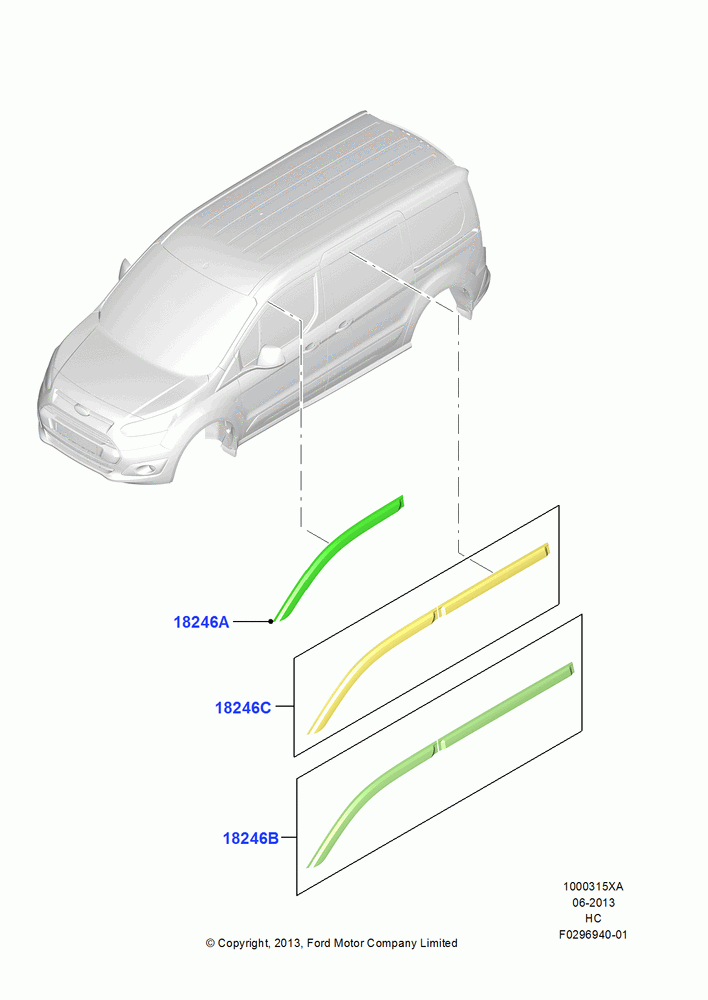 15XA - Body Dress Up Kits - Side, Accessory, Side Window Deflectors; 30/SEP/2013-04/JUL/2016
